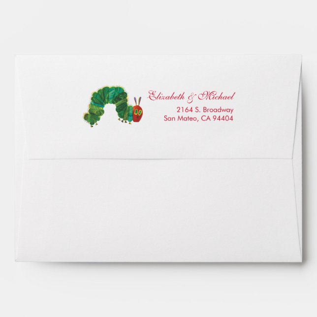 Eric Carle | The Very Hungry Caterpillar Envelope (Back (Top Flap))
