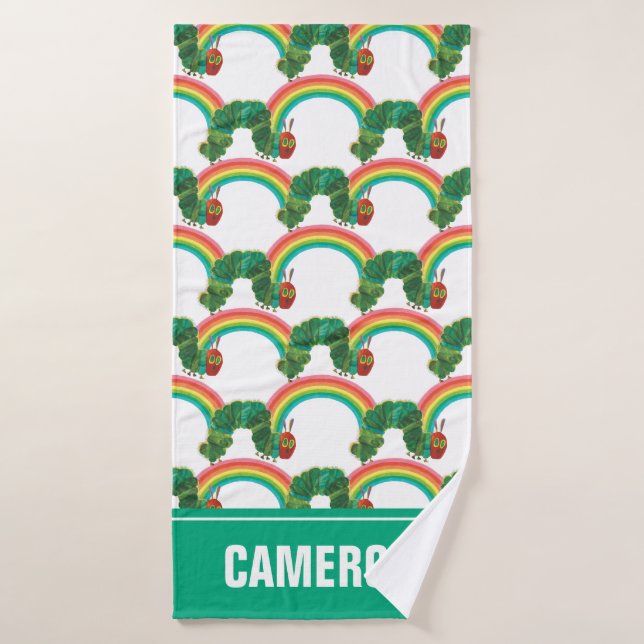 Eric Carle | The Very Hungry Caterpillar Pattern Bath Towel Set (Bath Towel)