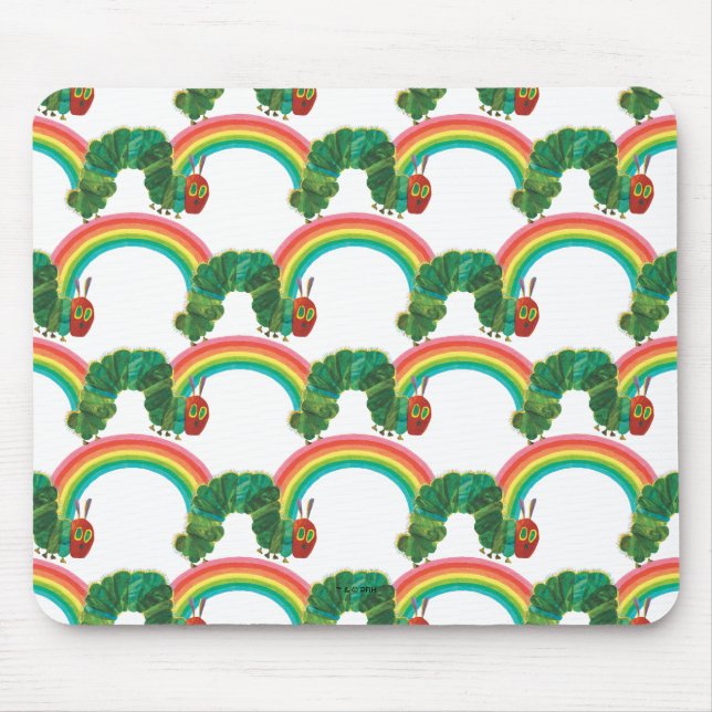 Eric Carle The Very Hungry Caterpillar Pattern Mouse Mat (Front)