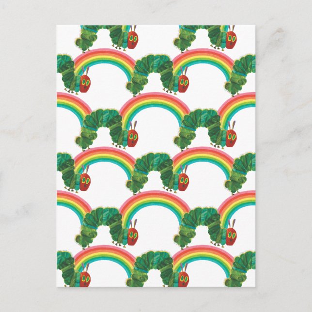 Eric Carle | The Very Hungry Caterpillar Pattern Postcard (Front)