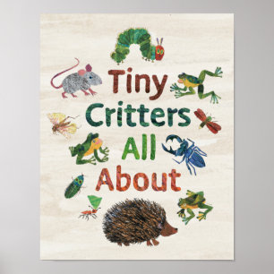 Eric Carle   Tiny Critters All About Poster