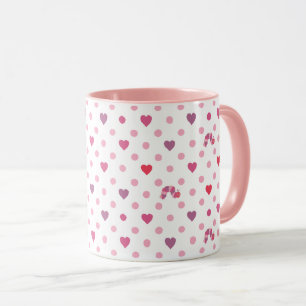 Eric Carle   Valentine Heart Polka Dot Pattern Mug
