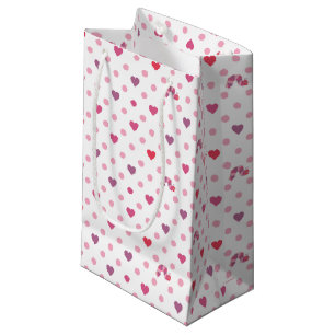 Eric Carle   Valentine Heart Polka Dot Pattern Small Gift Bag
