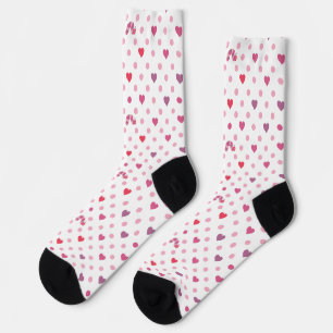 Eric Carle   Valentine Heart Polka Dot Pattern Socks