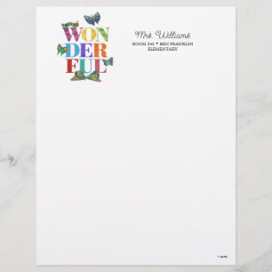 Eric Carle Wonderful Custom Letterhead