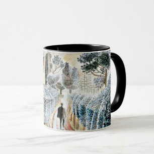 Eric Ravilious art, Wet Afternoon, Mug