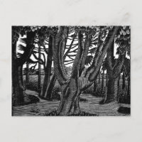 Eric Ravilious art, Woodland Outside Florence,