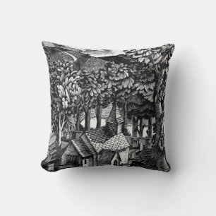 Eric Ravilious - Church under a Hill, Cushion