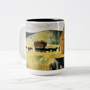 Eric Ravilious - Furlongs Two-Tone Coffee Mug