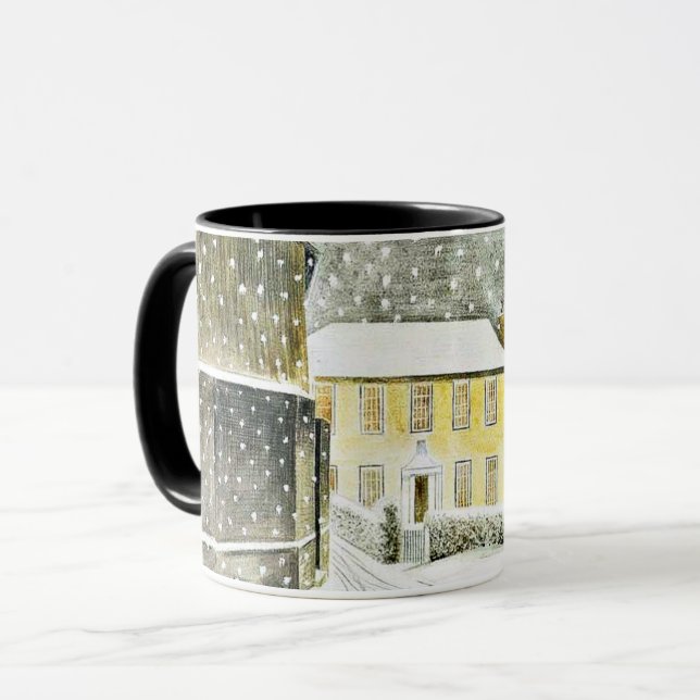 Eric Ravilious - Hallstead Road in Snow, Mug (Front Left)