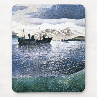 Eric Ravilious - Norway, magic realism, Mouse Mat
