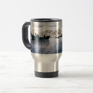Eric Ravilious - Norway, magic realism, Travel Mug