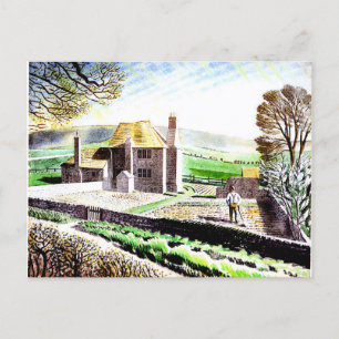 Eric Ravilious, Shepherd's Cottage Postcard