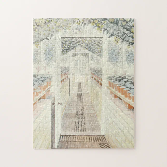 Eric Ravilious The Greenhouse Cyclamen Tomatoes Jigsaw Puzzle | Zazzle