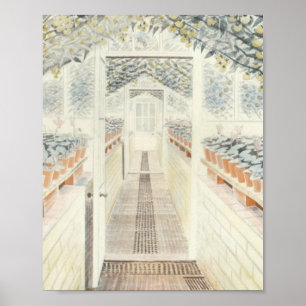 Eric Ravilious The Greenhouse Cyclamen Tomatoes Poster