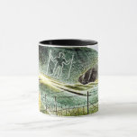 Eric Ravilious - The Wilmington Giant, fine art  Mug<br><div class="desc">The Wilmington Giant,  famous artwork by British artist,  Eric Ravilious</div>
