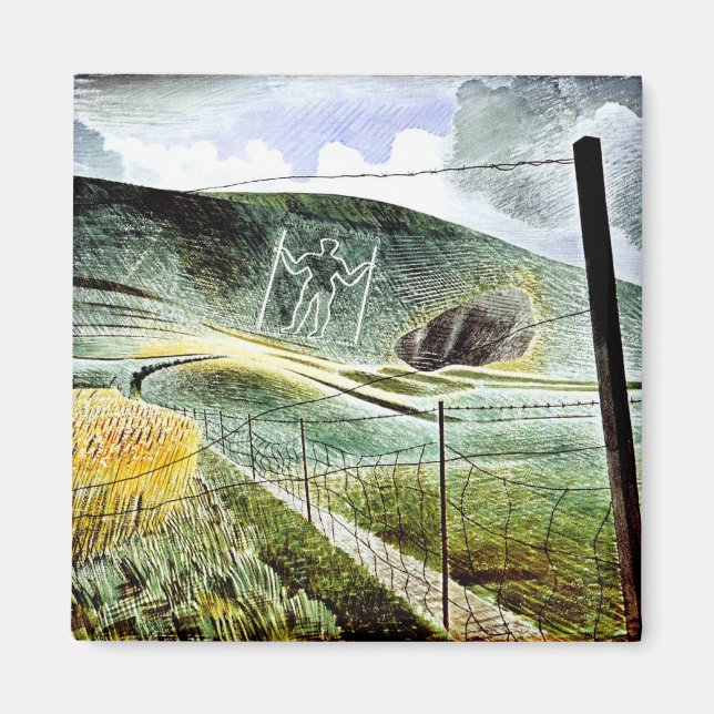 Eric Ravilious - The Wilmington Giant, Magnet (Front)