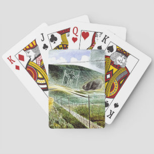 Eric Ravilious - The Wilmington Giant,  Playing Cards