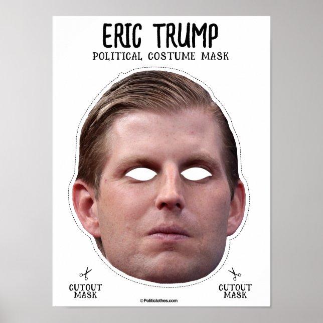 Eric Trump Costume Mask Poster (Front)