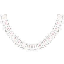 Erica Confetti Watercolor Dots Bunting Flag