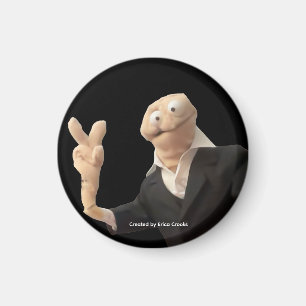 Erica Crooks puppet peace Magnet