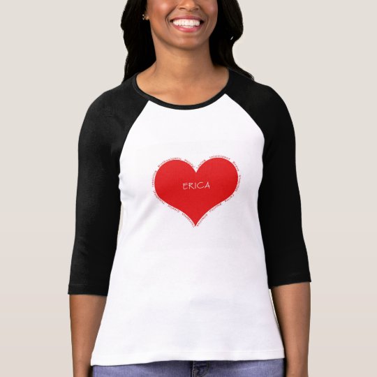 Erica red heart T-Shirt