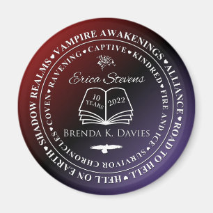 Erica Stevens Brenda K Davies 10 Year Anniversary Magnet