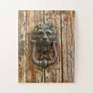 Erice Lion Knocker   Sicily's Mediaeval Grit Jigsaw Puzzle