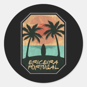 Ericeira Portugal - Ericeira Surf Ericeira Surfing Classic Round Sticker