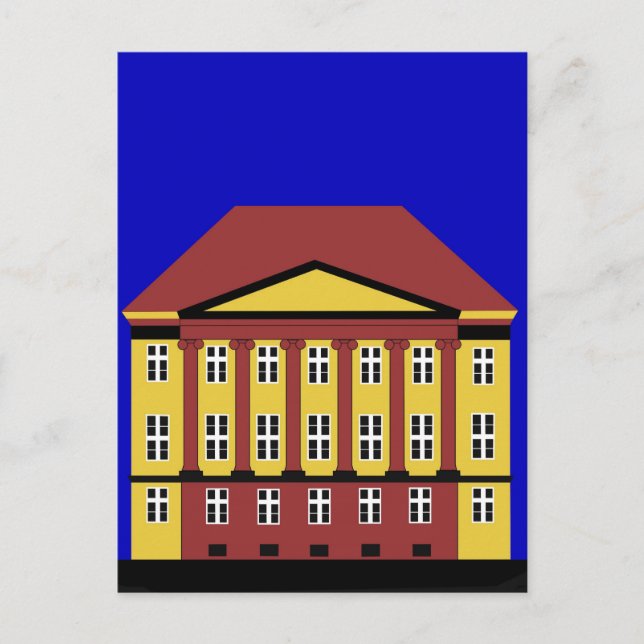 Erich Erichsen's Manison in Copenhagen Postcard (Front)