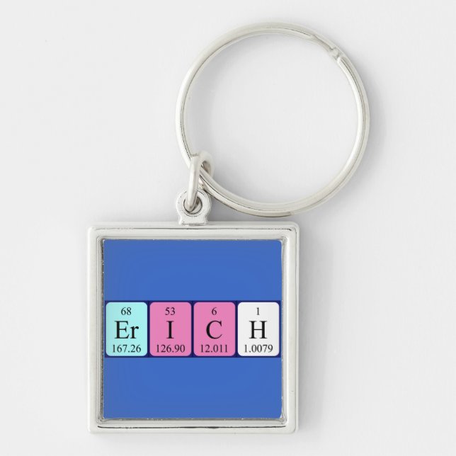 Erich periodic table name keyring (Front)