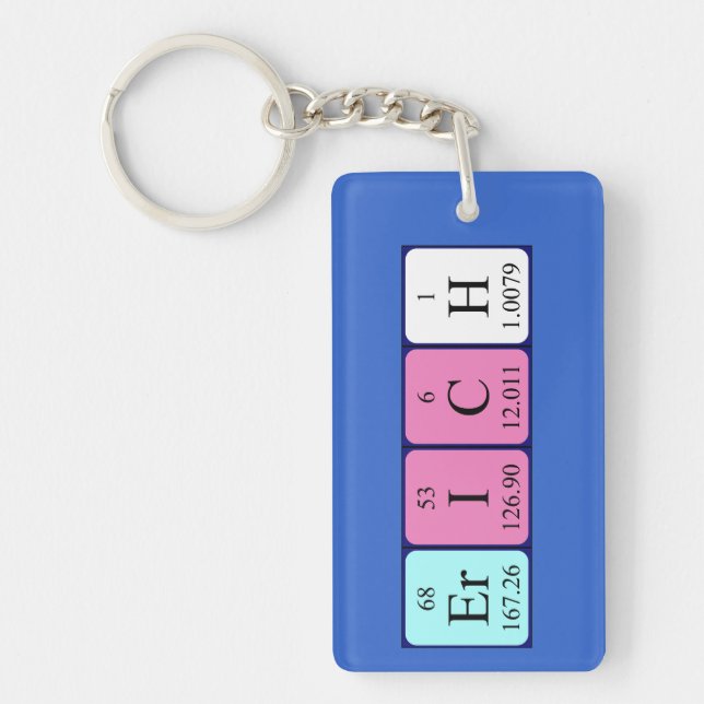 Erich periodic table name keyring (Front)
