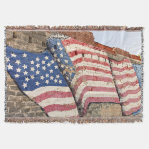 Erick, Oklahoma, USA. Route 66 Throw Blanket