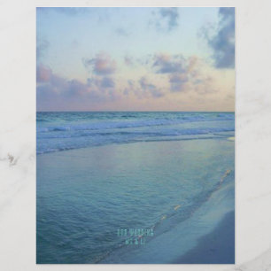 Eric's Gulf Beach Double-Sided Blank Wedding Paper