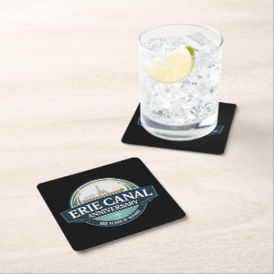 Erie Canal 200th Anniversary Square Paper Coaster