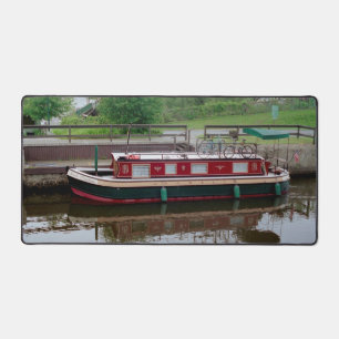 Erie Canal boat desk mat