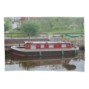 Erie Canal Boat pillow case