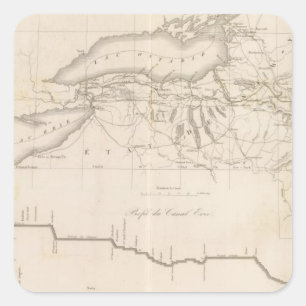 Erie Canal Square Sticker