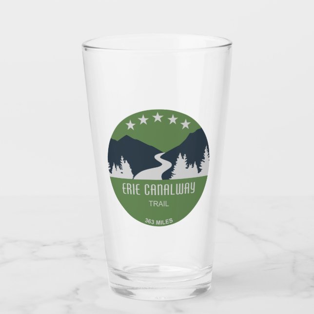 Erie Canalway Trail Glass (Front)