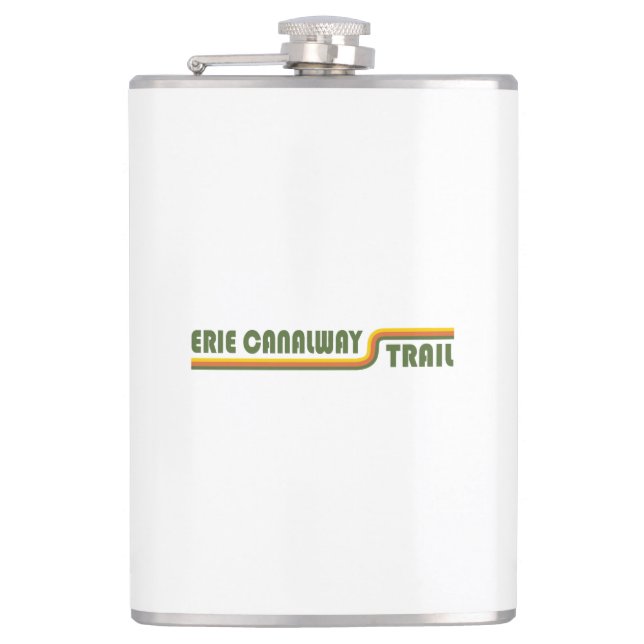 Erie Canalway Trail Hip Flask (Front)