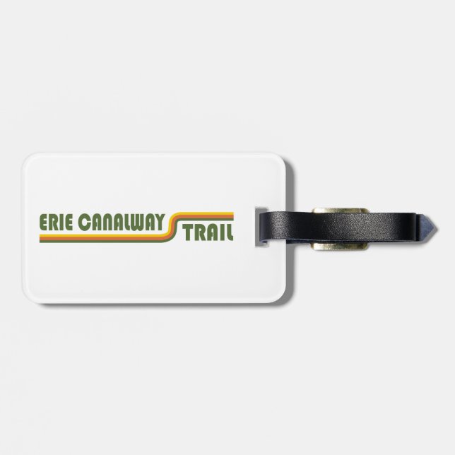 Erie Canalway Trail Luggage Tag (Back Horizontal)