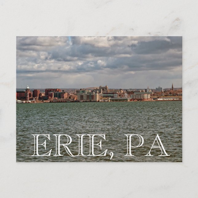 Erie PA postcard (Front)