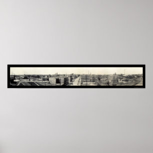 Erie, Pennsylvania Grand Panoramic Photo 1912 Poster
