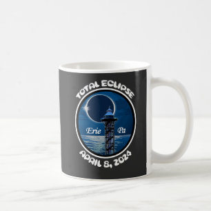 Erie Pennsylvania Total Solar Eclipse April 2024 Coffee Mug
