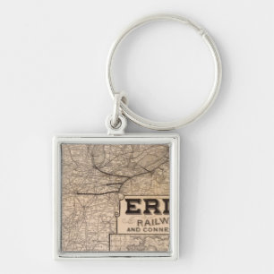 Erie Railway and connections Key Ring