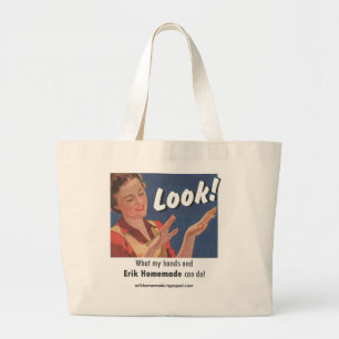 Erik Homemade 'Look!' Souvenir Tote Bag