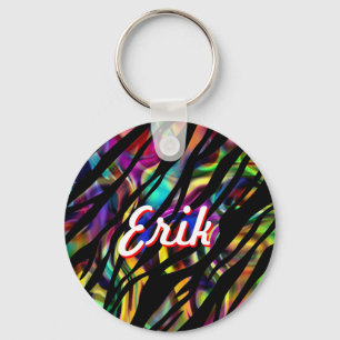 Erik Personalised Colourful Keychain