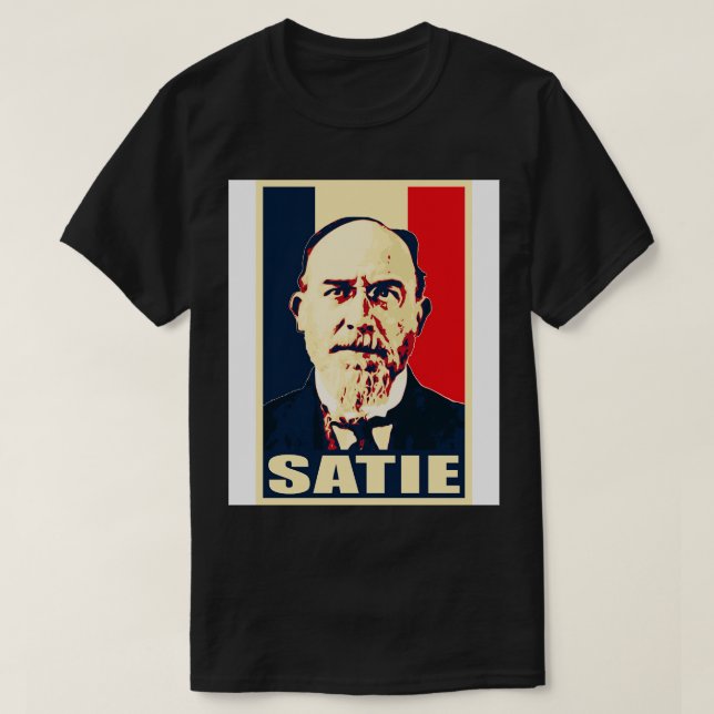 Erik Satie French 1 T-Shirt (Design Front)