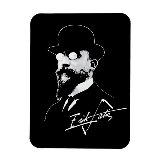 Erik Satie Magnet (Vertical)