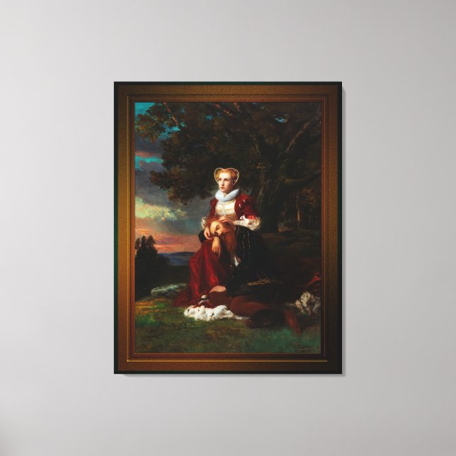 Erik XIV and Karin Månsdotter Canvas Print (Front)